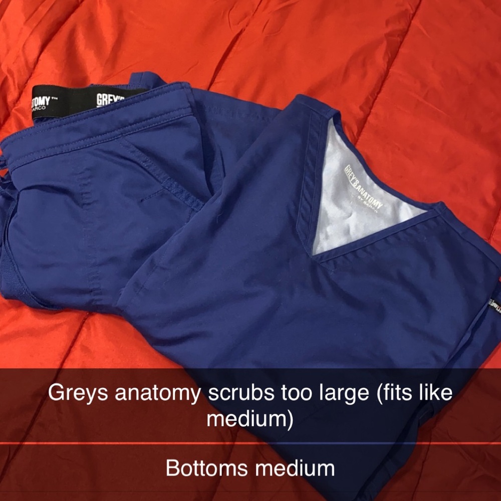 Greys anatomy scrub set